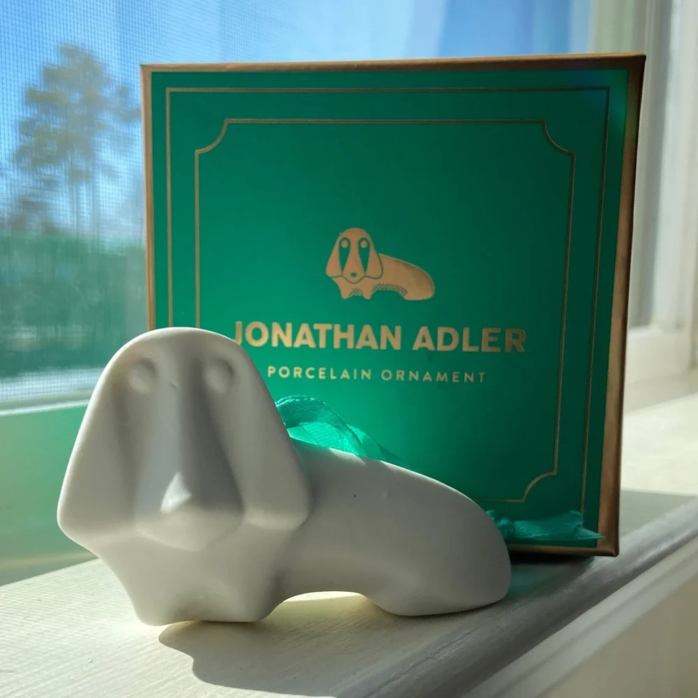 Jonathan Adler HOUND Porcelain Ornament